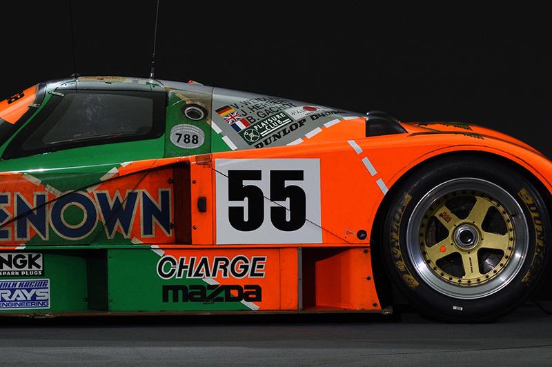 What does the number 55 on the 787B signify?