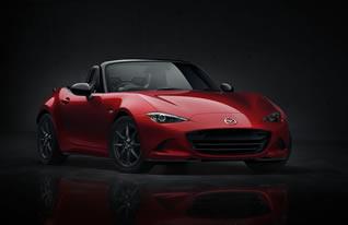 The 4th generation MX-5 (Roadster) was unveiled at simultaneous fan events in Japan, the U.S. and Spain.