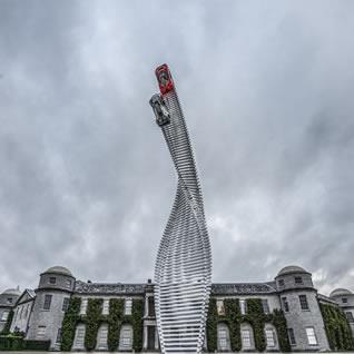 Mazda Motors UK participated in Goodwood Festival of Speed, one of the world biggest historic motor sports events. This year Mazda was honored with the gigantic Central Feature monument.