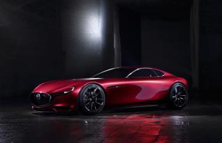 The RX-VISION concept represents Mazda's ultimate vision of a front-engine rear-wheel drive sports car based on KODO design principles. Featuring next-generation rotary engine SKYACTIV-R, it also represents a dream the company one day hopes to make into  reality. 