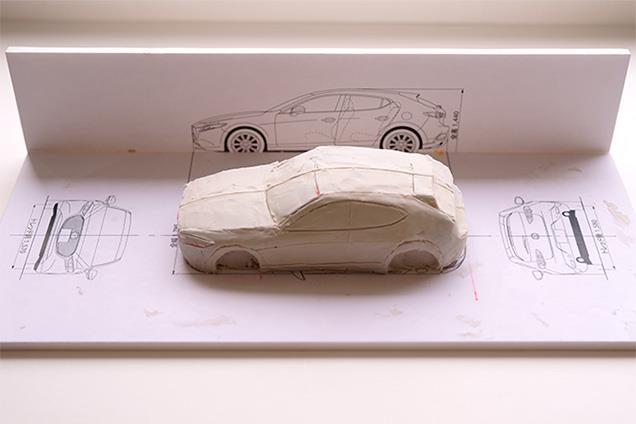 Behind the scenes of creating Mazda's paper craft cars