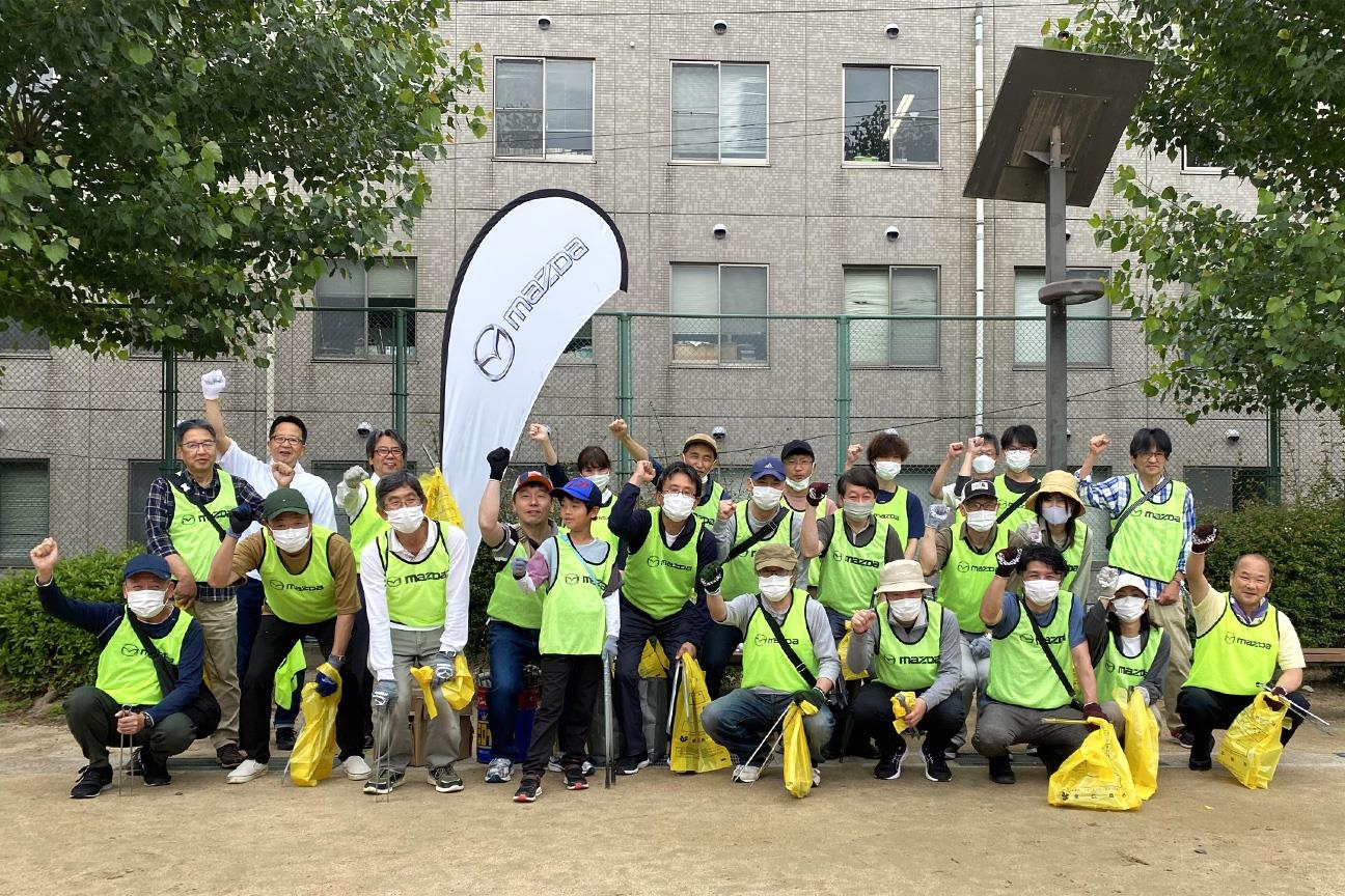 地域清掃「きれいなまちづくりキャンペーン」（東広島市）
